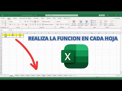 COMO PONER EL DIA, MES Y FECHA EN CADA HOJA DE EXCEL