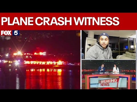 A witness to the collision at Reagan describes the moments following the crash