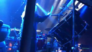 Filling in for Caitriona Frost on percussion during sound check today!.... think I should definitely stick to the singing!! 😂 | Susan McFadden