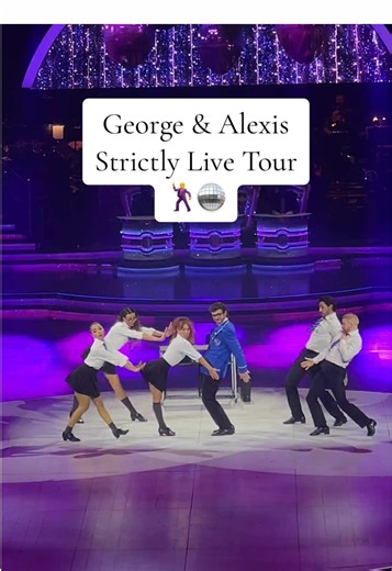 George & Alexis Shine at the Strictly Live Tour in London
