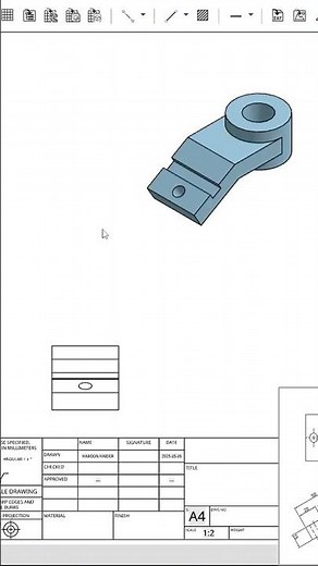 How to Make Technical Drawings in Onshape | SHORTS | STEP -BY-STEP | DEVELOPMECH