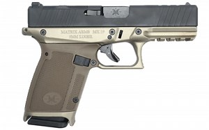 Matrix Arms MX19 9 x19mm Pistol with Interchangeable Backstraps, RMR Optic Cut Slide, (1) 15 Round Magazine & (1) 33 Round Magazine- MX19GBL