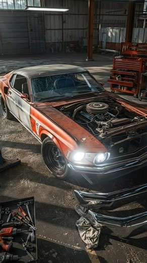 From Rust to Royalty – 1969 Mustang Fastback Luxury Restoration