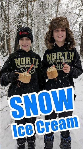 How to make Ice Cream (from SNOW!)