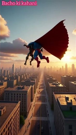 Superman-Style Hero vs Alien | Epic Cinematic Superhero Battle | AI Video