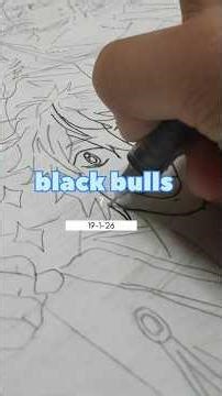 Drawing Black bulls from black clover#art #drawing #anime #blackclover #blackbulls