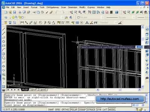 Autocad Tutorial 3D Window Frame