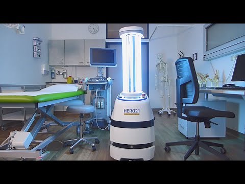 Game-changer in disinfection - HERO21 autonomous UV-C mobile robot solution for hospitals