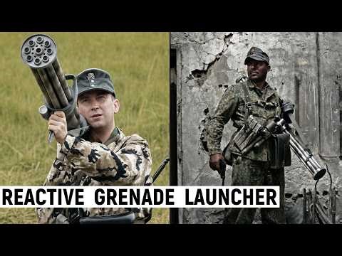 Unusual Weapons of the Third Reich. A Very Rare German Rocket-Propelled Grenade Launcher.