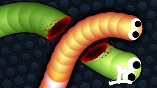 Slither.io 疯狂贪吃蛇第93弹，看我的蛇皮走位～