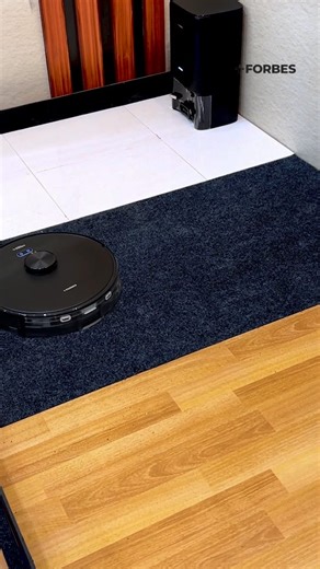Different floors need different care. Forbes Smartclean With Auto Bin S2 adapts seamlessly from tiles to carpets, cleaning thoroughly and emptying itself automatically. [ Forbes Smartclean With Auto Bin S2, Forbes, Spotless Clean, Chakachak Clean, Robotic Vacuum Cleaner, Healthy Homes, Eureka Forbes ] | Eureka Forbes