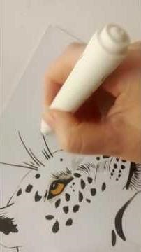 How to draw a leopard #drawing #leopard #arte #dessin