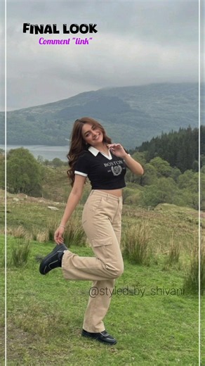 Casual Chic Outfit Ideas for Women | Trendy Cargo Pants Styling ❤️ #shorts