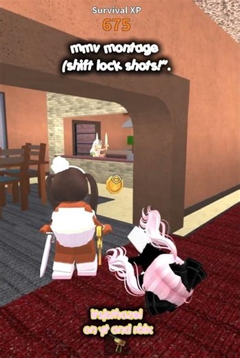 Finally learnt how to aim with shift! #roblox #mmv #mmv #mmv #iate #teeth #song #montage #mm2