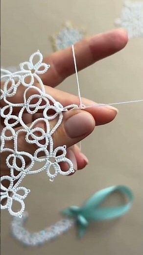 #tattingdesign #weaving #tatting #frivolite