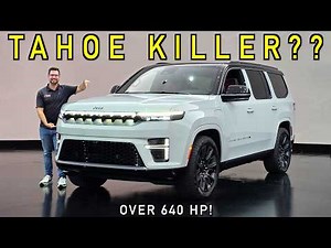 NEW 2026 Jeep Grand Wagoneer -- Has the Tahoe Met its MATCH?? ($65k, Up to 647 HP!)