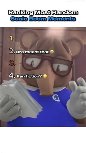 random sonic boom ranking