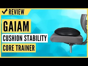 Gaiam Balance Disc Wobble Cushion Stability Core Trainer Review