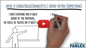 have a grasp of something