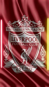 Download Waving Liverpool FC Flag Phone background or social media sharing Free Video