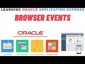 Browser Events in Oracle Apex - Dynamic Actions in Oracle Apex - How to Use JavaScript in Apex