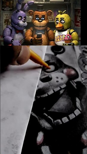 Animatronics FNAF Reacts To Amazing FNAF Drawing