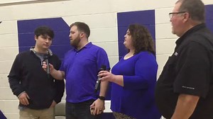 The Horn Family and alumni of Faulkner University perform the National Anthem for our Women’s game! | Faulkner University