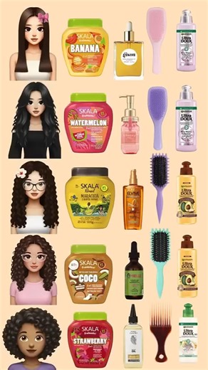 Haircare Products for Different Hair Types #haircare #hair #beauty #beautyhacks #shorts #amazon