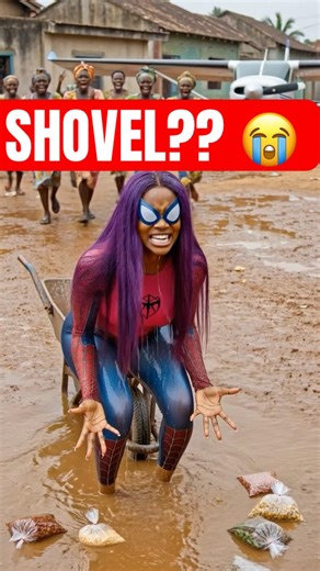 She Cook Ogbono With SHOVEL While Plane Park Outside 😭✈️