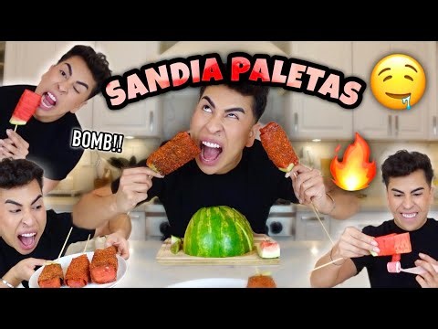 Making MOUTHWATERING Sandia Paletas!!🔥 | Louie’s Life