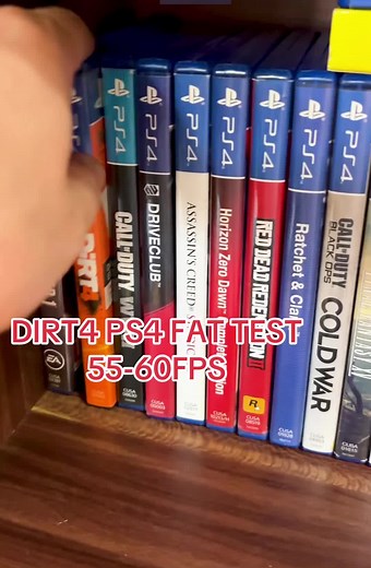 DIRT 4 PS4 Fat: 55-60 FPS Performance