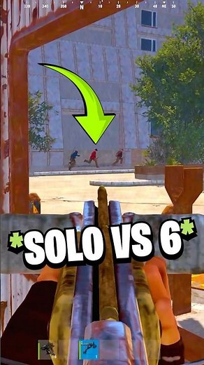 SOLO VS TEAM OF 6.. 🤣 #rust #solo #rustgame