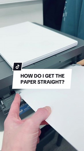 Get Perfectly Straight Paper Feed in Your Printer