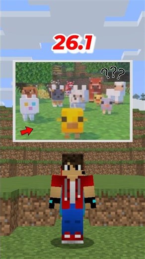 ⛏️⚒️ 5 THINGS you DIDN'T KNOW about MINECRAFT VERSION 26.1 👶 #shorts