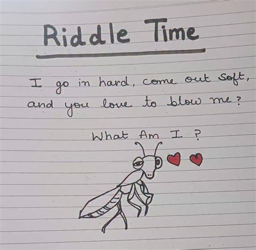 Creative Whimsy Art - "Spreading smiles through simple art," | Riddle Time 🧩✨ Can You Guess the Answer? Here’s a fun and tricky riddle to test your mind — “I go in hard, come out soft, and you love to... | Instagram
