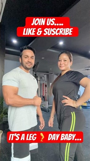 Couple Leg Day = Double the Pain 💥🔥#motivation #gymworkout #love