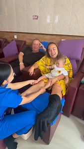 Baby needs some foot massage too🤣🤣🤣 | Annie Suwan Toborowsky