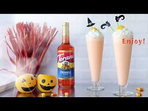 Torani Halloween Orange Cream Milkshake