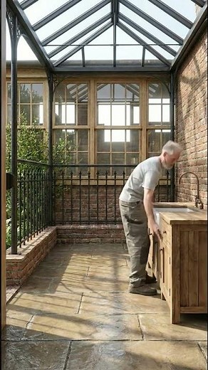 Old Varanda Transformed Into a Stunning Modern Kitchen | Satisfying Timelapse 🍴✨