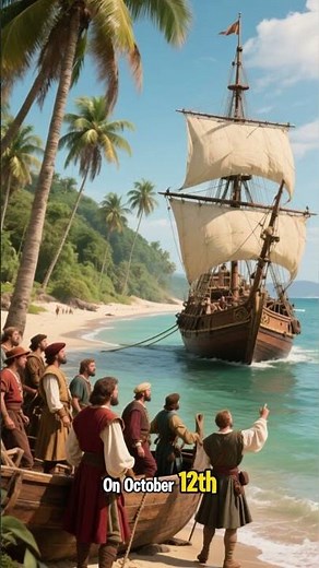 In what year did Christopher Columbus arrive in the Americas?