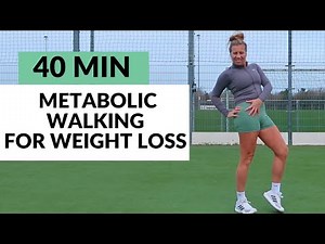 40 MIN METABOLIC WALKING EXERCISES FOR WEIGHT LOSS - No jumping - No repeats - Walk Athome