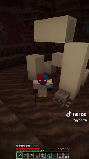 ydarb (@ydarrb) - Exploring the Fragile Dry Baby Ghast in Minecraft