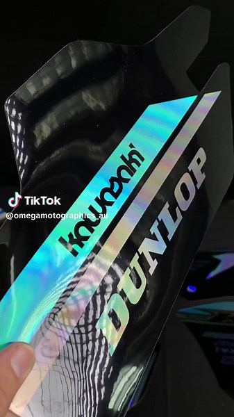 Kawasaki Racer K Graphics Kit | Holographic Base | Gloss Laminate