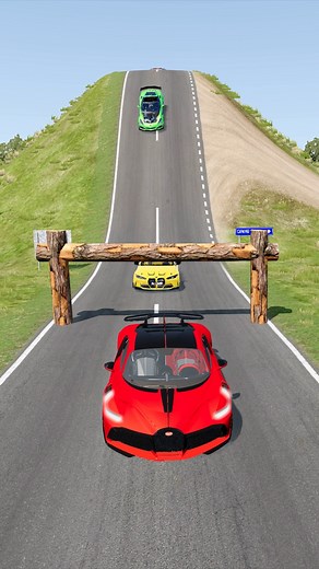 299K views · 974 reactions | Cars vs Log Trap - BeamNG Drive | Manfred Games | Facebook