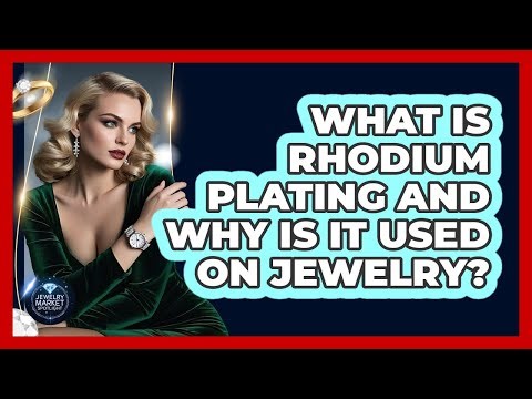 What Is Rhodium Plating And Why Is It Used On Jewelry? - Jewelry Market Spotlight