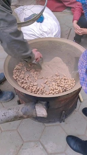 Peanut Roasting Process: A Satisfying Outdoor Experience