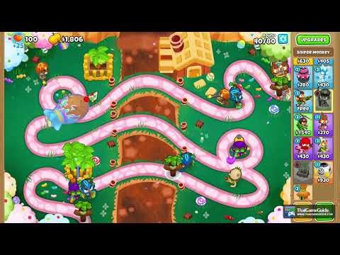 Starfireandroi's Challenge – 4P No Power Gameplay No Commentary | Co-op Challenge | Bloons TD 6