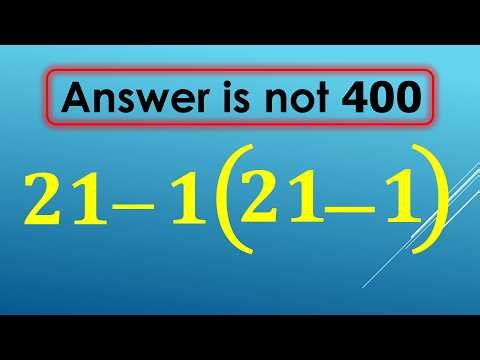 This Math Problem Tricks Everyone!