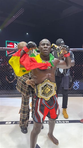 AFRICAN KNOCKOUT on Instagram: "👑 THE FEATHERWEIGHT KING IS CROWNED 🏆 UFC legend and AKO President Kamaru Usman straps the belt on Gasmire Diatta 🇸🇳 at AKO 12. A defining moment for African MMA. Is anyone touching this level right now? 🔥 More history to be made in 2026. #AKO12 #AfricanKnockout #GasmireDiatta #MMA #Africa #FeatherweightChampion #FightNight #MMAAfrica #CombatSports #AfricaRising #HistoryMade"