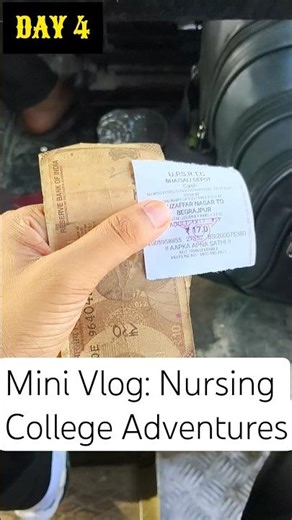 Mini Vlog: Nursing College Adventures🌚💀#nursing #bscnursing #minivlog #shorts #viral